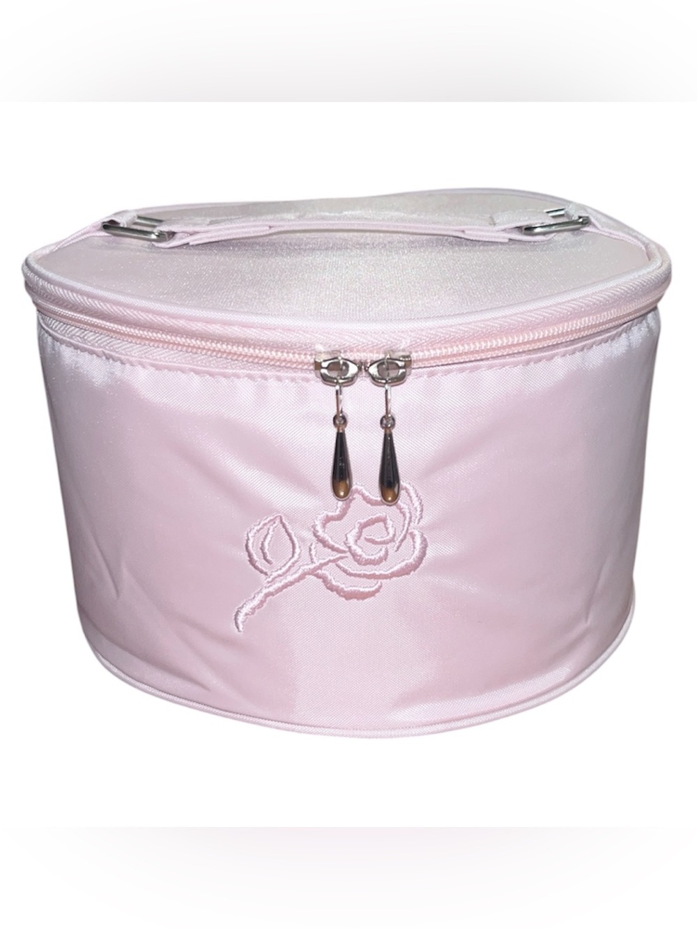 ABC American Breast Care Travel and Storage CASE ONLY Pink Rose Mesh Zip 8"×5"